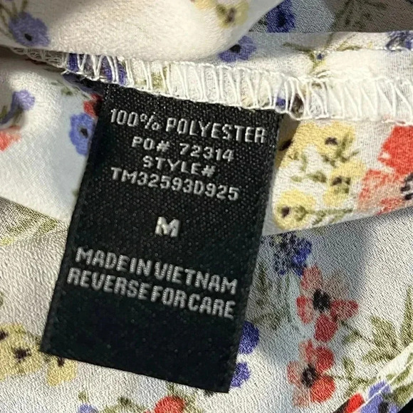 Cute floral tie crop tank by Timing size M EUC - Picture 7 of 8